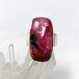 Rhodonite Rectangle Ring Size 7 KRGJ3210 - Nature's Magick