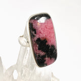 Rhodonite Rectangular Cabochon Ring Size 9.5 PRGJ1033
