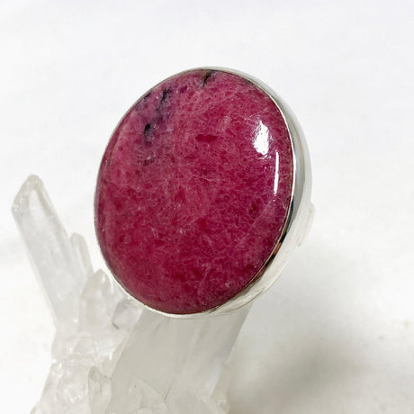 Rhodonite Round Ring Size 11 KRGJ3207 - Nature's Magick