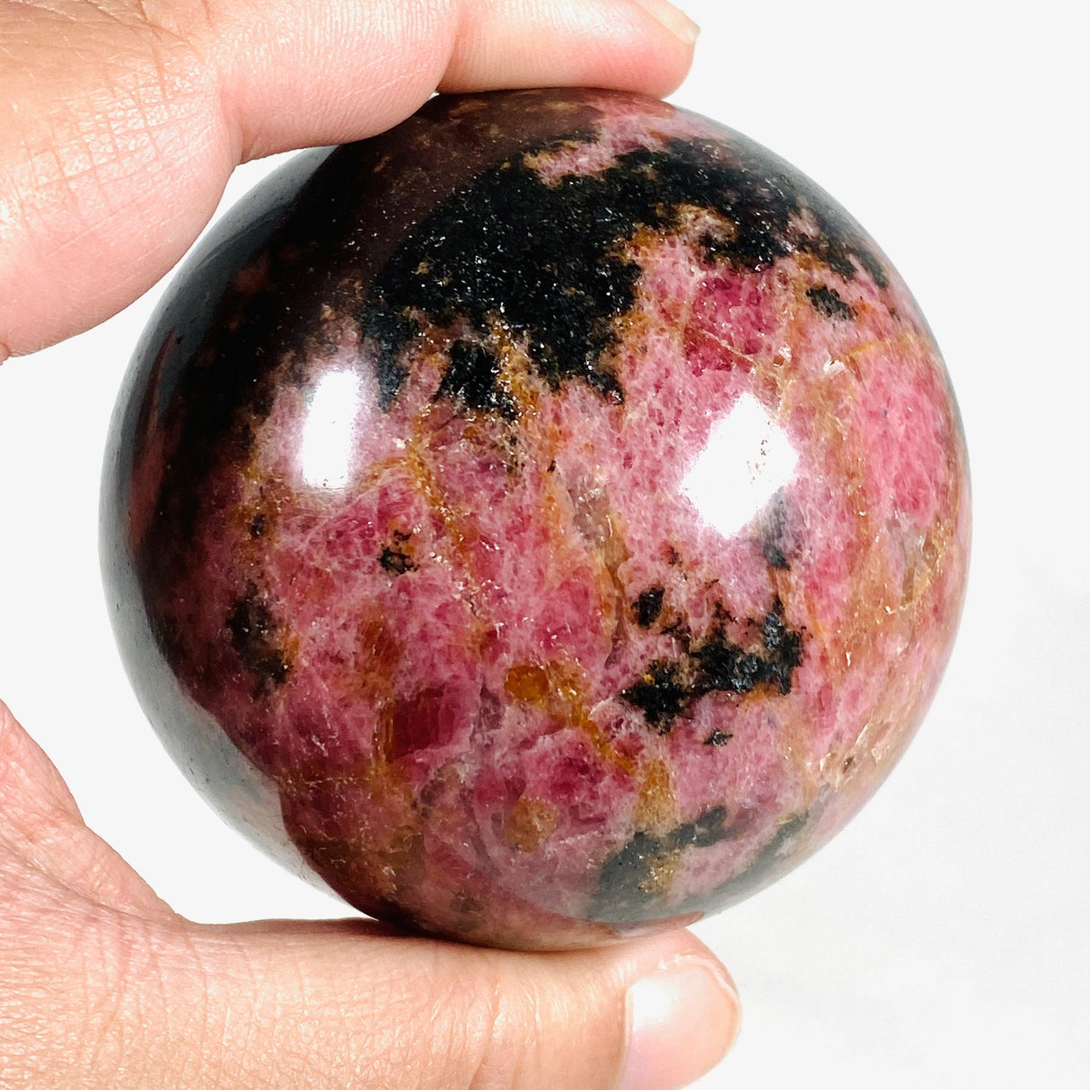 Rhodonite Sphere CR2061 - Nature's Magick