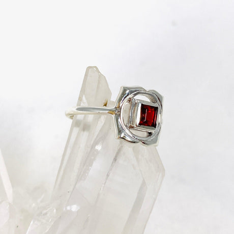 Root Chakra Ring with Garnet - Nature's Magick