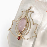 Rose Quartz and Garnet Multi-stone Decorative Pendant PPGJ1185
