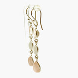 Rose Quartz and Moonstone Multi-stone Earrings F191