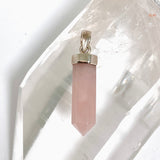 Rose Quartz Capped Point Pendant PPGJ1239