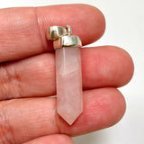 Rose Quartz Capped Point Pendant PPGJ1239