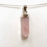 Rose Quartz Capped Point Pendant PPGJ1239