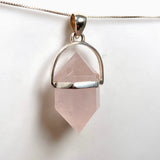 Rose Quartz Double Point Pendant PPGJ1235