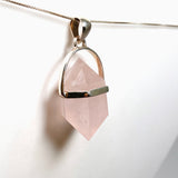 Rose Quartz Double Point Pendant PPGJ1235