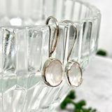 Rose Quartz faceted oval earrings KEGJ884 - Nature's Magick