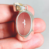 Rose Quartz Faceted Oval Pendant KPGJ3997 - Nature's Magick