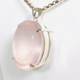 Rose Quartz Faceted Oval Pendant KPGJ3998 - Nature's Magick