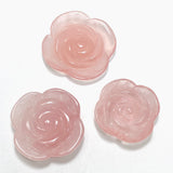 Rose Quartz Flower Carving RQFLO-01