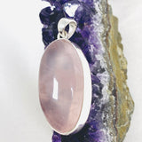 Rose Quartz Oval Pendant KPGJ3986 - Nature's Magick