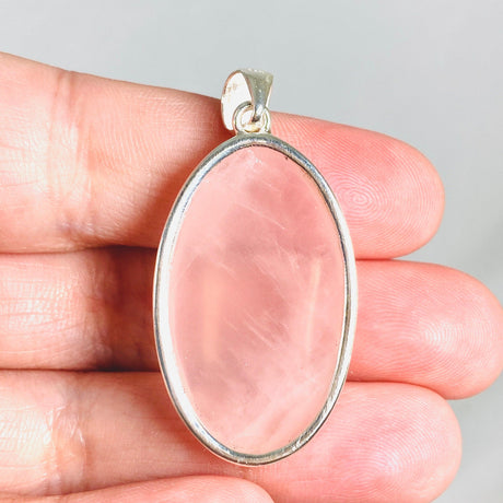 Rose Quartz Oval Pendant KPGJ3987 - Nature's Magick