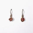 Rose Quartz raw earrings E2359-RQ-7