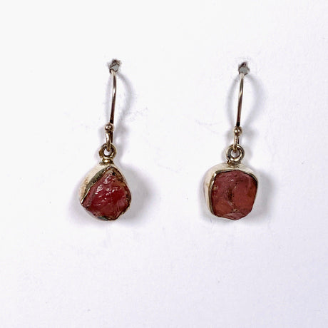Rose Quartz raw earrings E2359-RQ-9