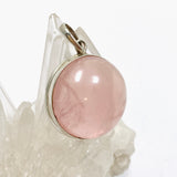 Rose Quartz Round Cabochon Pendant THP-15