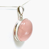 Rose Quartz Round Cabochon Pendant THP-15
