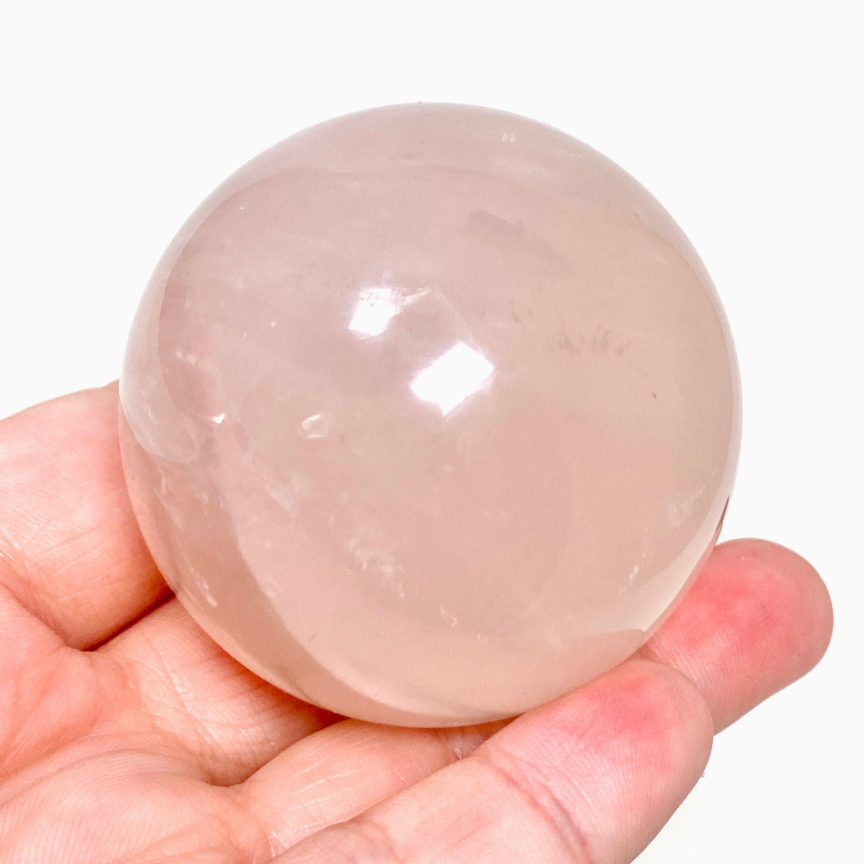 Rose Quartz Sphere RQS-21 - Nature's Magick