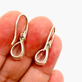 Rose Quartz Teardrop Faceted Earrings PEGJ321