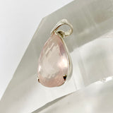 Rose Quartz Teardrop Faceted Pendant PPGJ1310