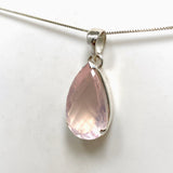 Rose Quartz Teardrop Faceted Pendant PPGJ1310
