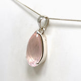 Rose Quartz Teardrop Faceted Pendant PPGJ1310