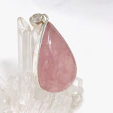 Rose Quartz Teardrop Pendant KPGJ4314 - Nature's Magick