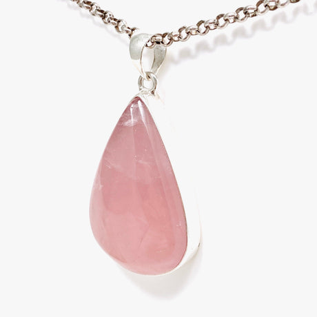 Rose Quartz Teardrop Pendant KPGJ4314 - Nature's Magick