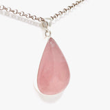 Rose Quartz Teardrop Pendant KPGJ4314 - Nature's Magick