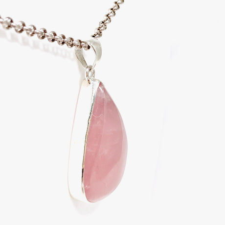 Rose Quartz Teardrop Pendant KPGJ4314 - Nature's Magick