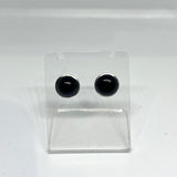 Round Cabochon Bezel Set Stud Earrings 8mm PSE019