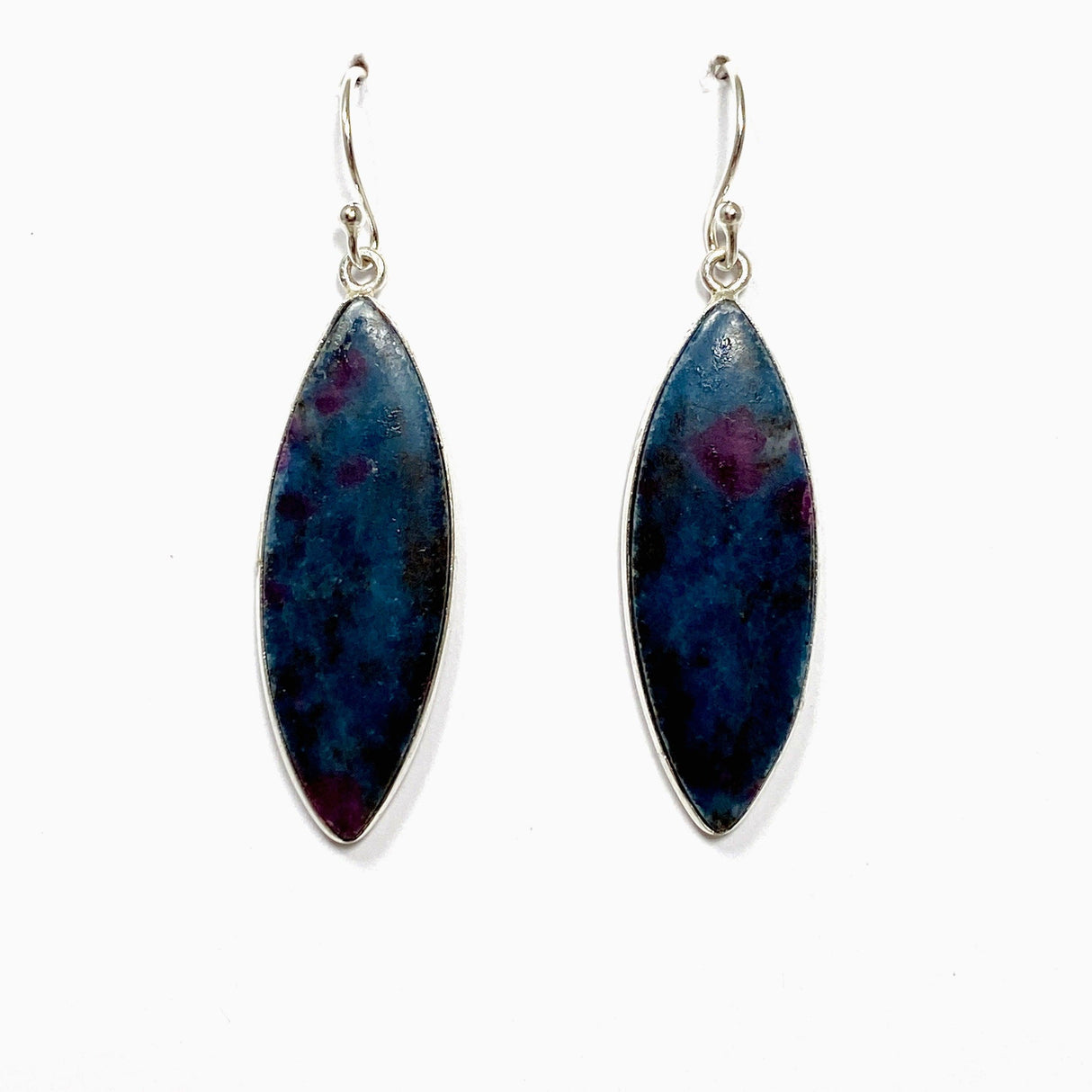 Ruby in Kyanite Teardrop Earrings KEGJ1504 - Nature's Magick