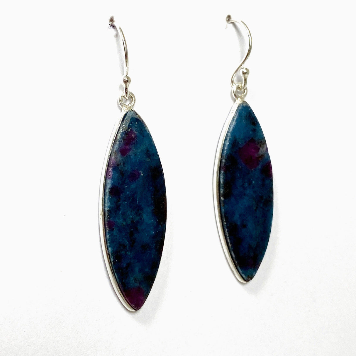 Ruby in Kyanite Teardrop Earrings KEGJ1504 - Nature's Magick