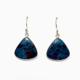 Ruby in Kyanite Triangle Earrings KEGJ1503 - Nature's Magick