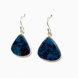 Ruby in Kyanite Triangle Earrings KEGJ1503 - Nature's Magick