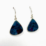 Ruby in Kyanite Triangle Earrings KEGJ1503 - Nature's Magick