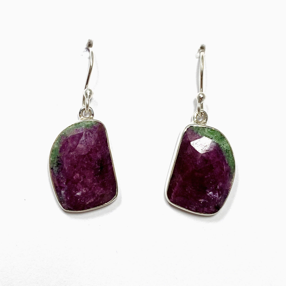 Ruby in Zoisite Freeform Earrings KEGJ1508 - Nature's Magick