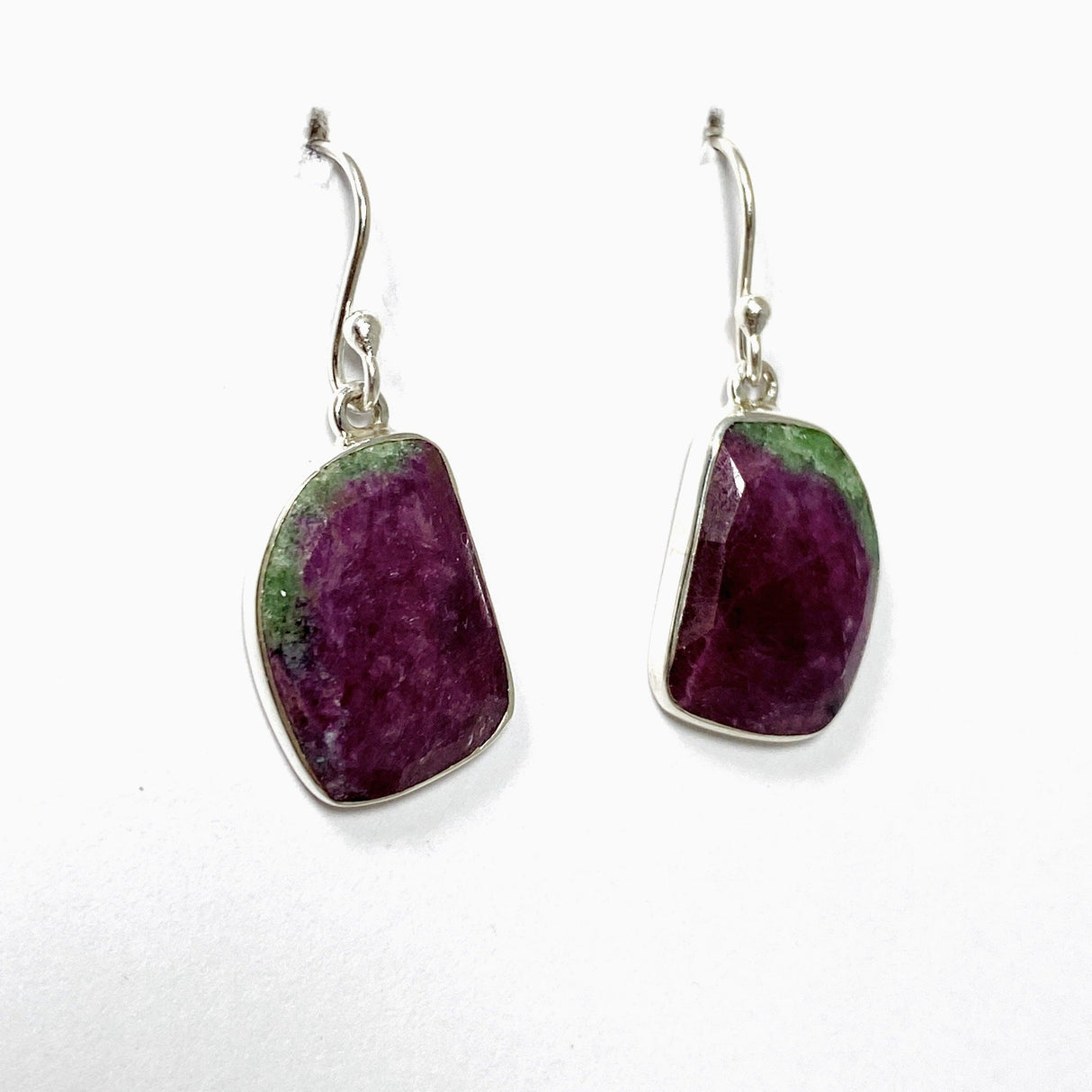 Ruby in Zoisite Freeform Earrings KEGJ1508 - Nature's Magick