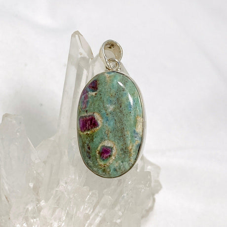 Ruby in Zoisite Oval Pendant KPGJ4500 - Nature's Magick