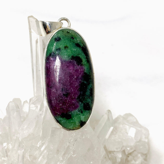 Ruby in Zoisite Oval Pendant KPGJ4501 - Nature's Magick