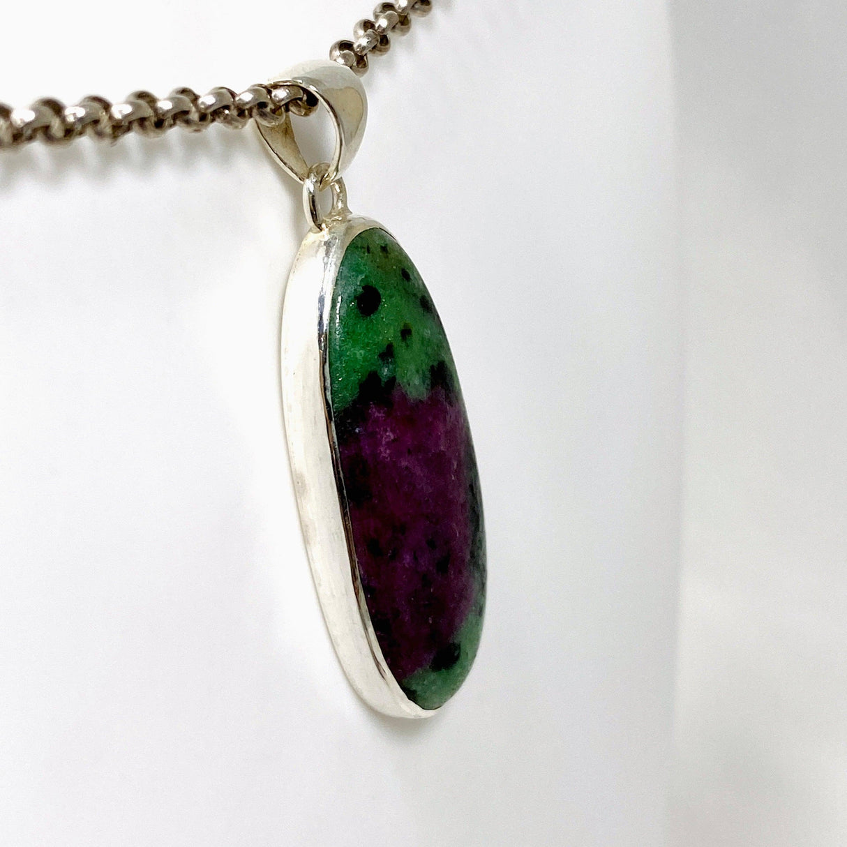 Ruby in Zoisite Oval Pendant KPGJ4501 - Nature's Magick