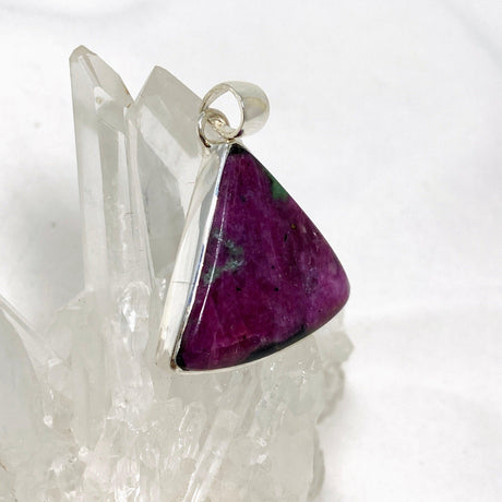 Ruby in Zoisite Triangle Pendant KPGJ4505 - Nature's Magick