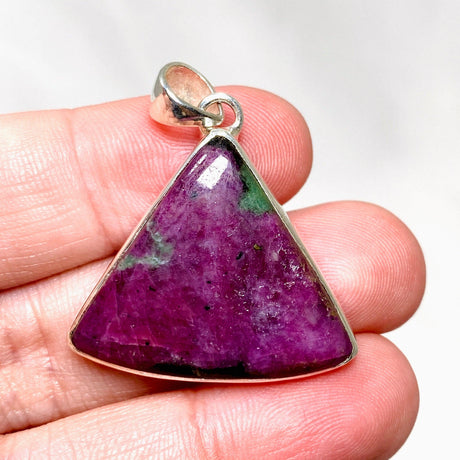 Ruby in Zoisite Triangle Pendant KPGJ4505 - Nature's Magick