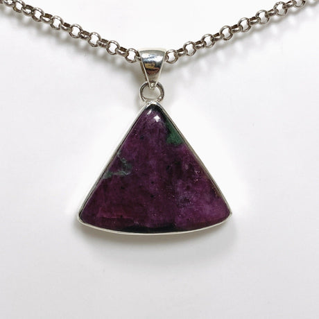 Ruby in Zoisite Triangle Pendant KPGJ4505 - Nature's Magick