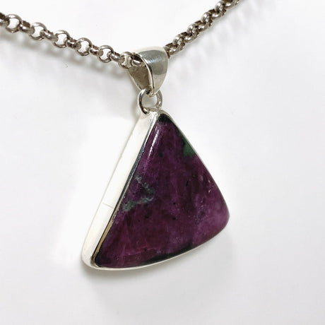 Ruby in Zoisite Triangle Pendant KPGJ4505 - Nature's Magick