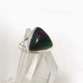 Ruby in Zoisite Triangle Split Band Ring Size 6 KRGJ3254 - Nature's Magick
