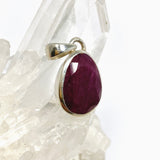 Ruby (India) Freeform Faceted Pendant PPGJ1211