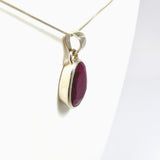 Ruby (India) Freeform Faceted Pendant PPGJ1211