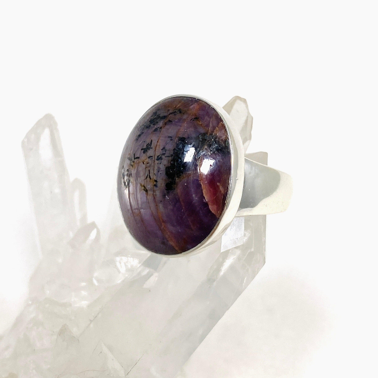 Ruby Oval Ring Size 9 KRGJ3182 - Nature's Magick